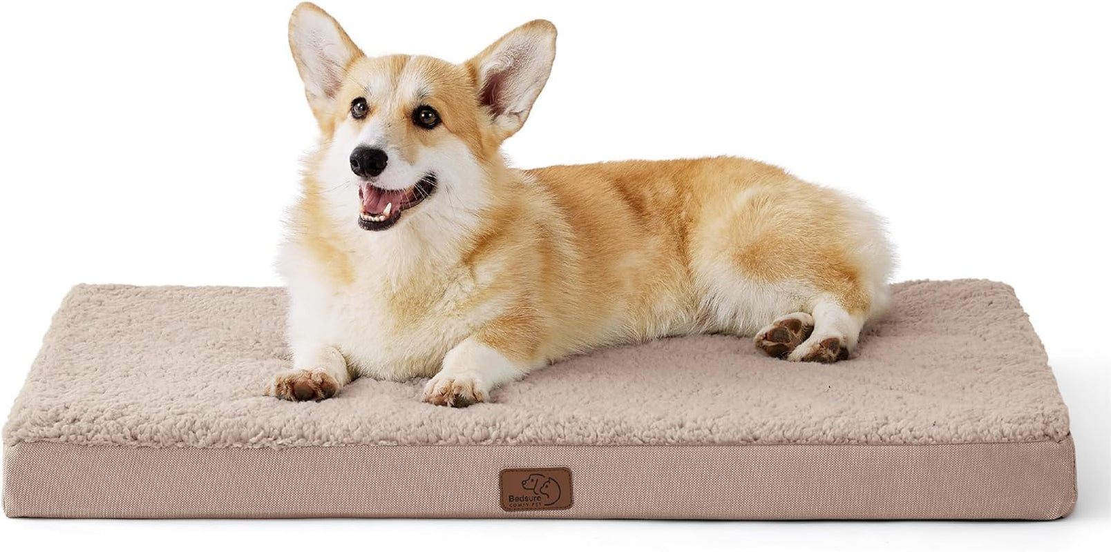 XL Dog Bed Large Sized Dog -Orthopedic Waterproof Extra Large Pet Beds with Removable Washable Cover, Egg Crate Foam Mat, Suitable for Pet up to 100 Lbs