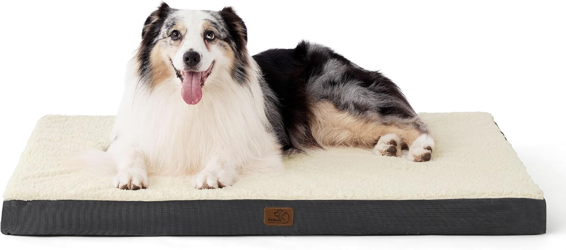 XL Dog Bed Large Sized Dog -Orthopedic Waterproof Extra Large Pet Beds with Removable Washable Cover, Egg Crate Foam Mat, Suitable for Pet up to 100 Lbs