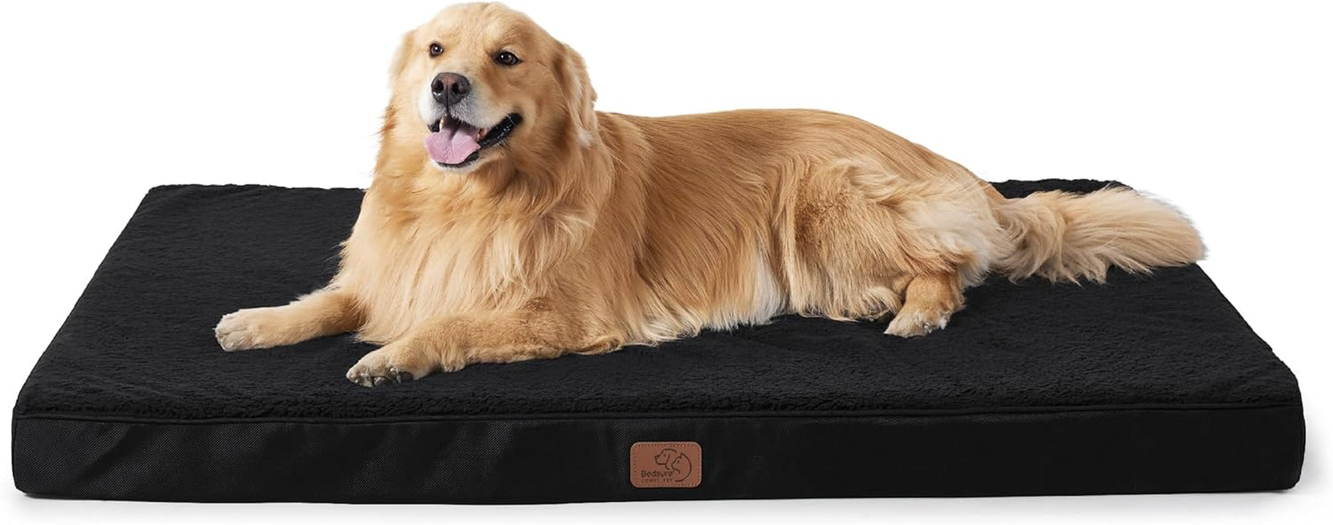 XL Dog Bed Large Sized Dog -Orthopedic Waterproof Extra Large Pet Beds with Removable Washable Cover, Egg Crate Foam Mat, Suitable for Pet up to 100 Lbs