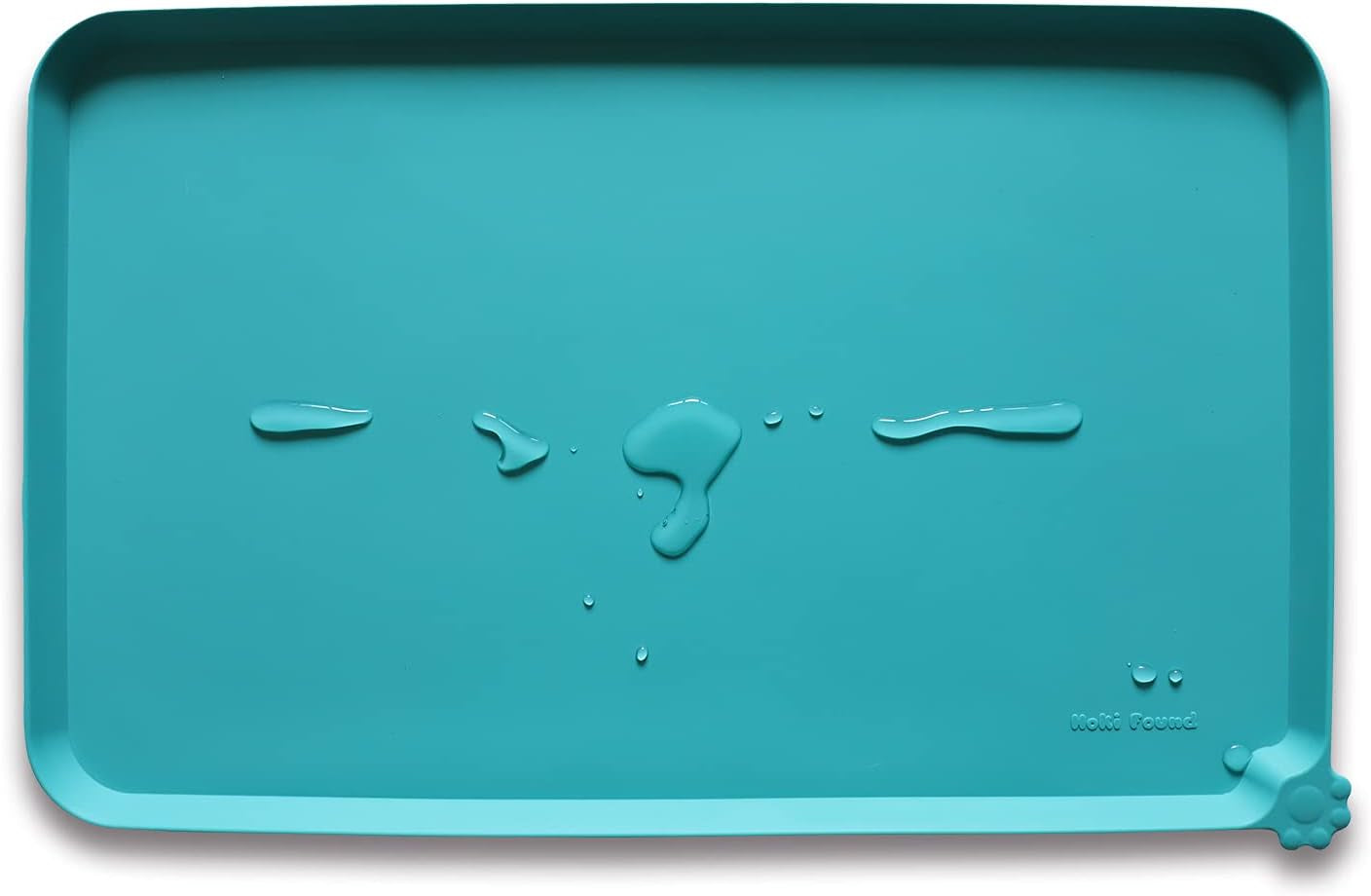 -Waterproof Pet Feeding Mats with High Lips - Multiple Size and Colors for Dogs, Cats & Others-G