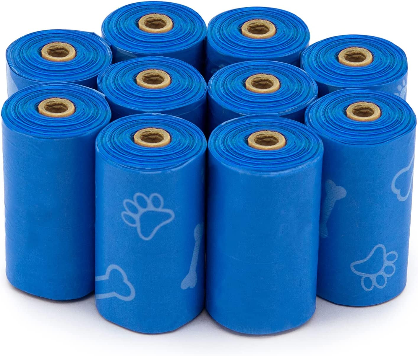 Dog Poop Bags (360 Bags) for Waste Refuse Cleanup, Doggy Roll Replacements for Outdoor Puppy Walking and Travel, Leak Proof and Tear Resistant, Thick Plastic - Turquoise