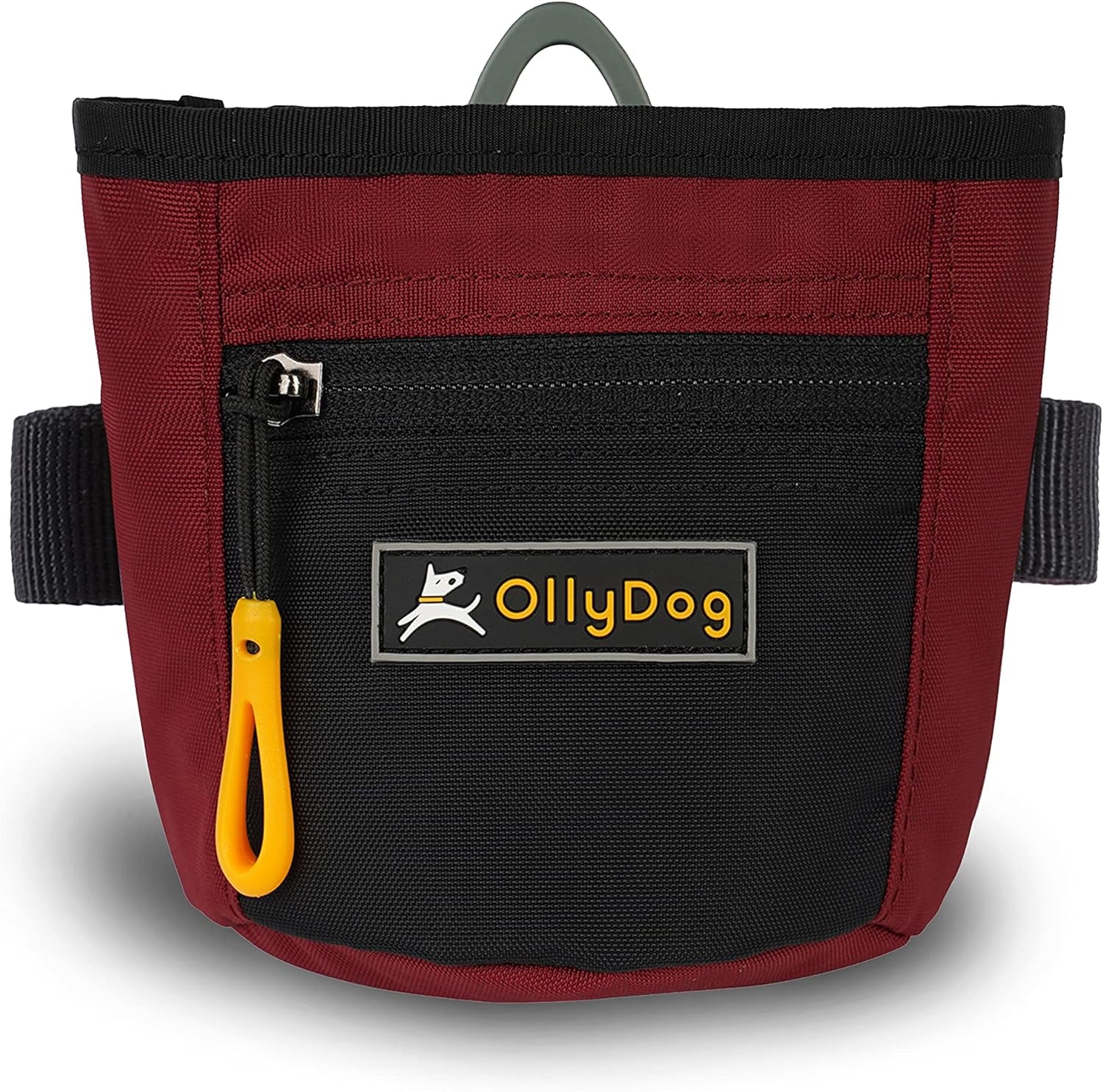 Goodie Treat Bag, Dog Treat Pouch, Waist Belt Clip for Hands-Free Training, Magnetic Closure, Dog Training and Behavior Aids, Three Ways to Wear (Raven S'25)