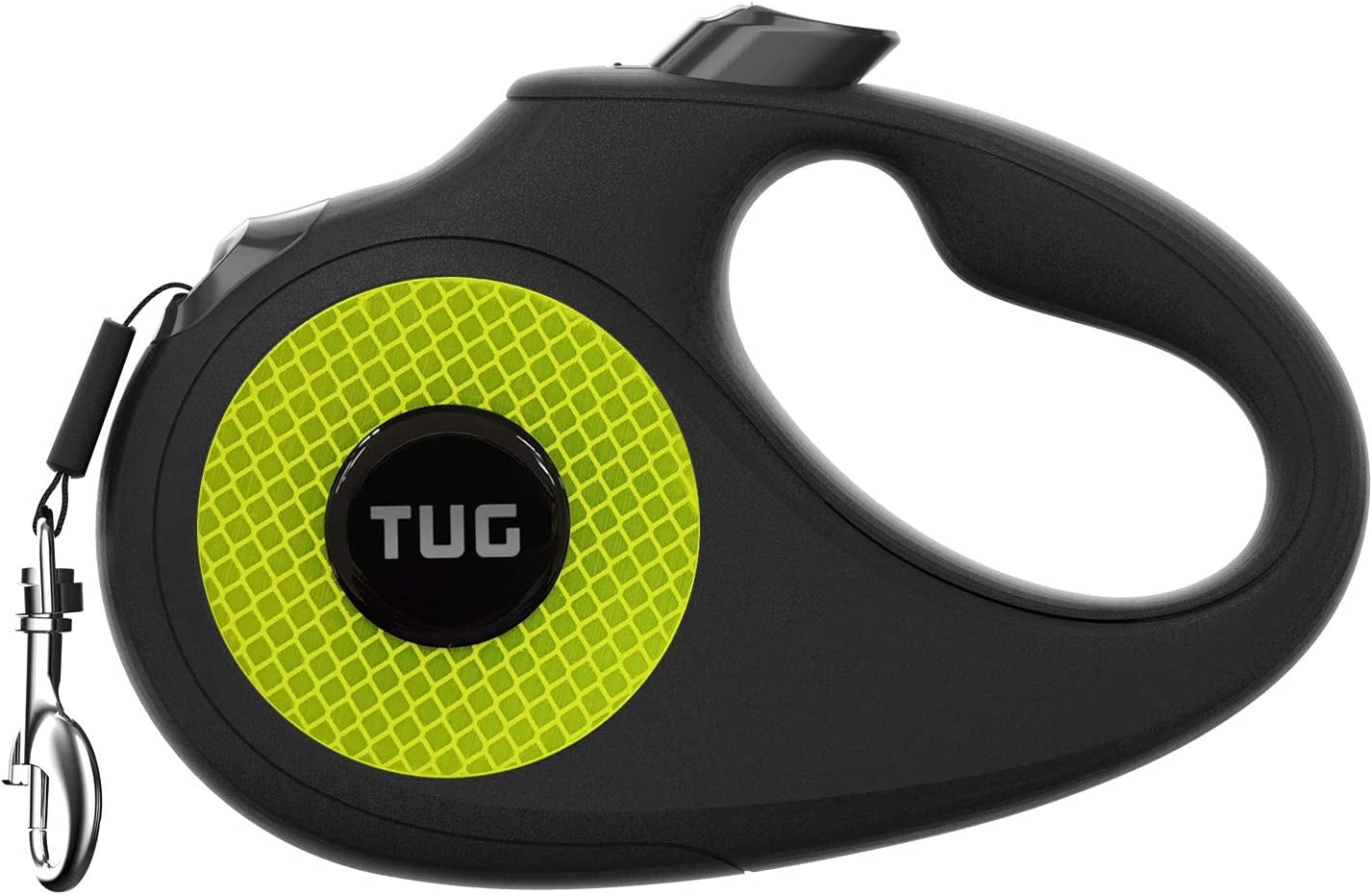 Monochrome 360° Tangle-Free Retractable Dog Leash | 16 Ft Strong Nylon Tape (Small, Aqua)