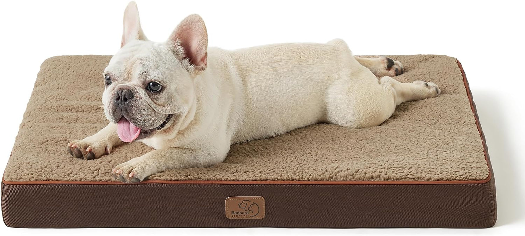 XL Dog Bed Large Sized Dog -Orthopedic Waterproof Extra Large Pet Beds with Removable Washable Cover, Egg Crate Foam Mat, Suitable for Pet up to 100 Lbs