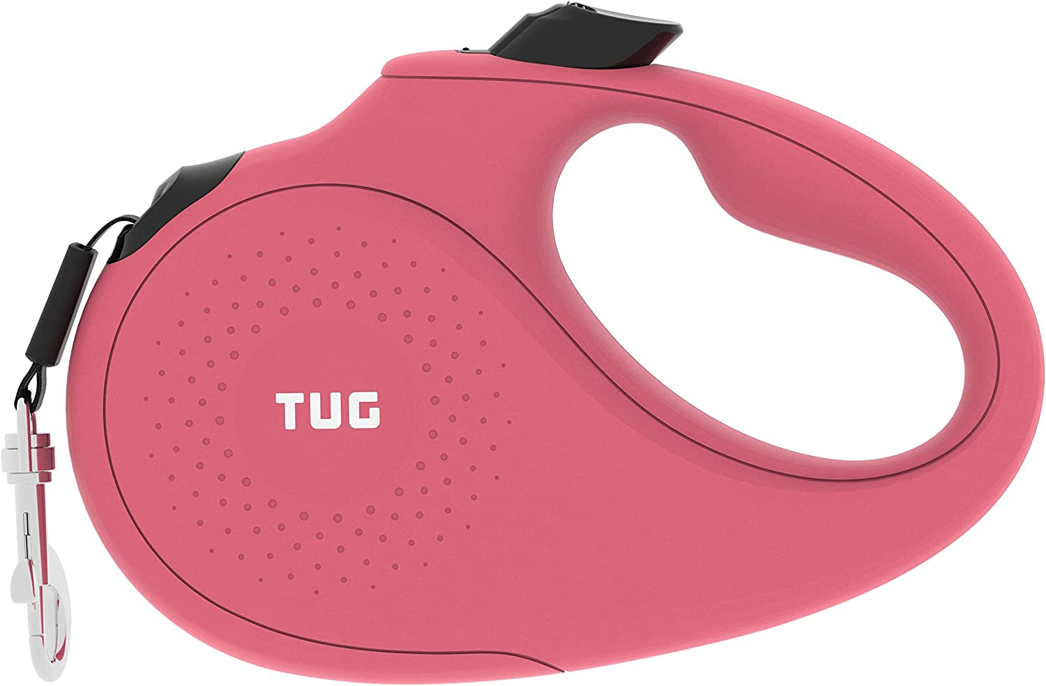 Monochrome 360° Tangle-Free Retractable Dog Leash | 16 Ft Strong Nylon Tape (Small, Aqua)