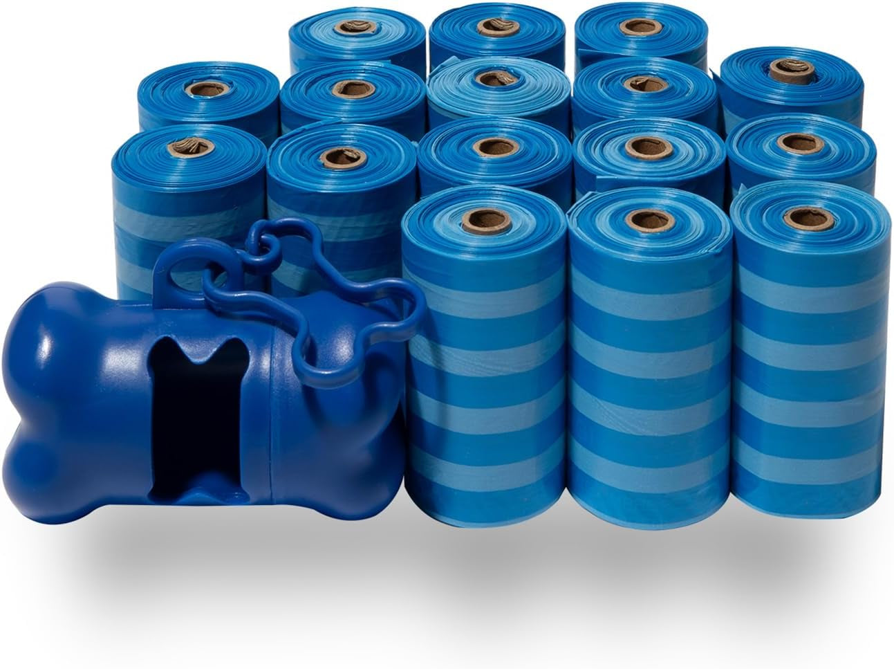 Dog Poop Bags (360 Bags) for Waste Refuse Cleanup, Doggy Roll Replacements for Outdoor Puppy Walking and Travel, Leak Proof and Tear Resistant, Thick Plastic - Turquoise