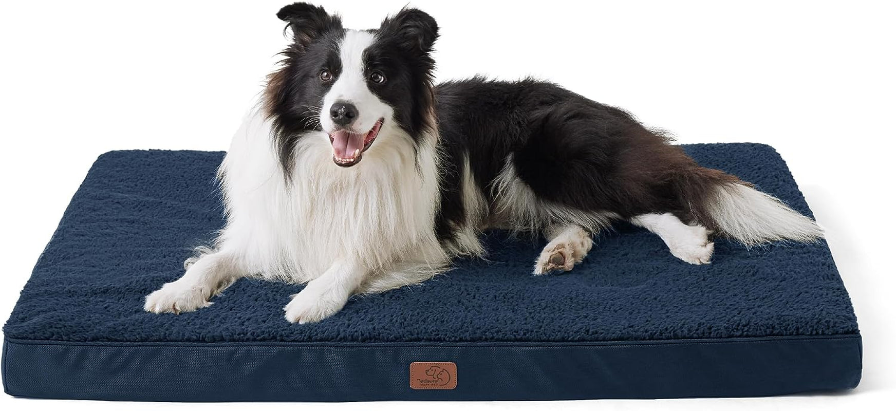 XL Dog Bed Large Sized Dog -Orthopedic Waterproof Extra Large Pet Beds with Removable Washable Cover, Egg Crate Foam Mat, Suitable for Pet up to 100 Lbs