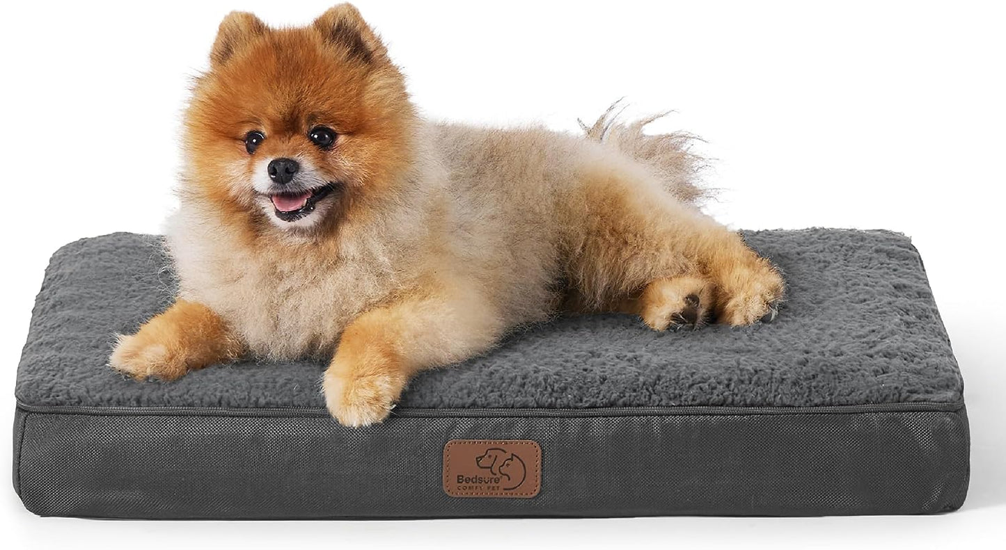 XL Dog Bed Large Sized Dog -Orthopedic Waterproof Extra Large Pet Beds with Removable Washable Cover, Egg Crate Foam Mat, Suitable for Pet up to 100 Lbs