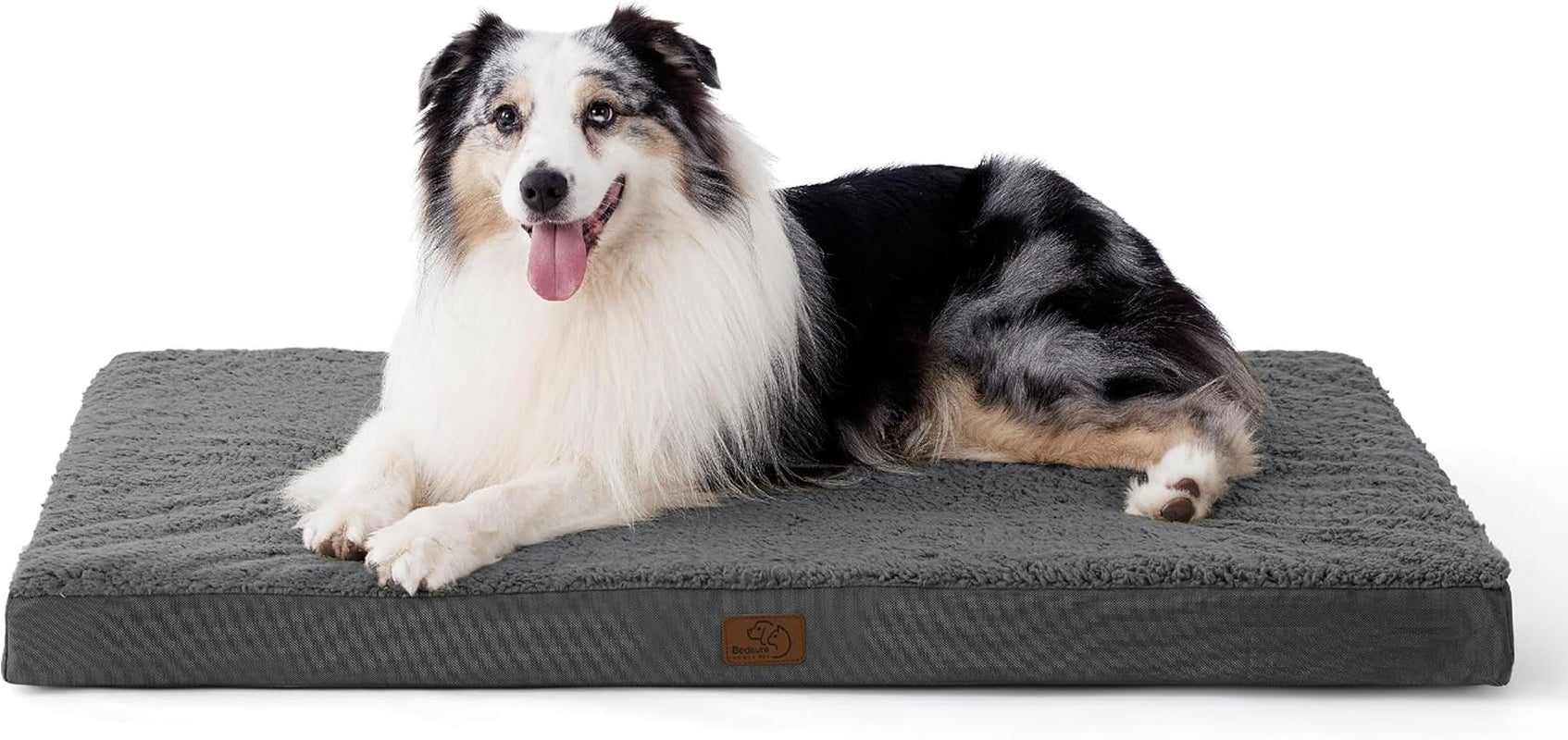 XL Dog Bed Large Sized Dog -Orthopedic Waterproof Extra Large Pet Beds with Removable Washable Cover, Egg Crate Foam Mat, Suitable for Pet up to 100 Lbs