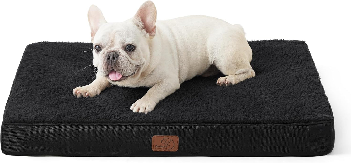 XL Dog Bed Large Sized Dog -Orthopedic Waterproof Extra Large Pet Beds with Removable Washable Cover, Egg Crate Foam Mat, Suitable for Pet up to 100 Lbs