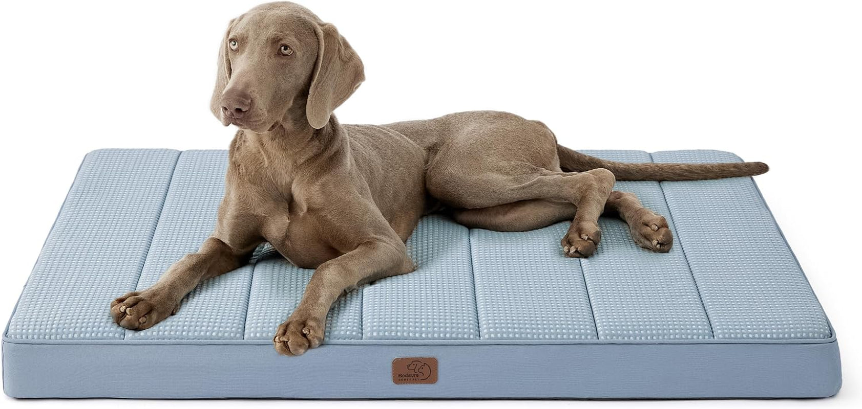 XL Dog Bed Large Sized Dog -Orthopedic Waterproof Extra Large Pet Beds with Removable Washable Cover, Egg Crate Foam Mat, Suitable for Pet up to 100 Lbs