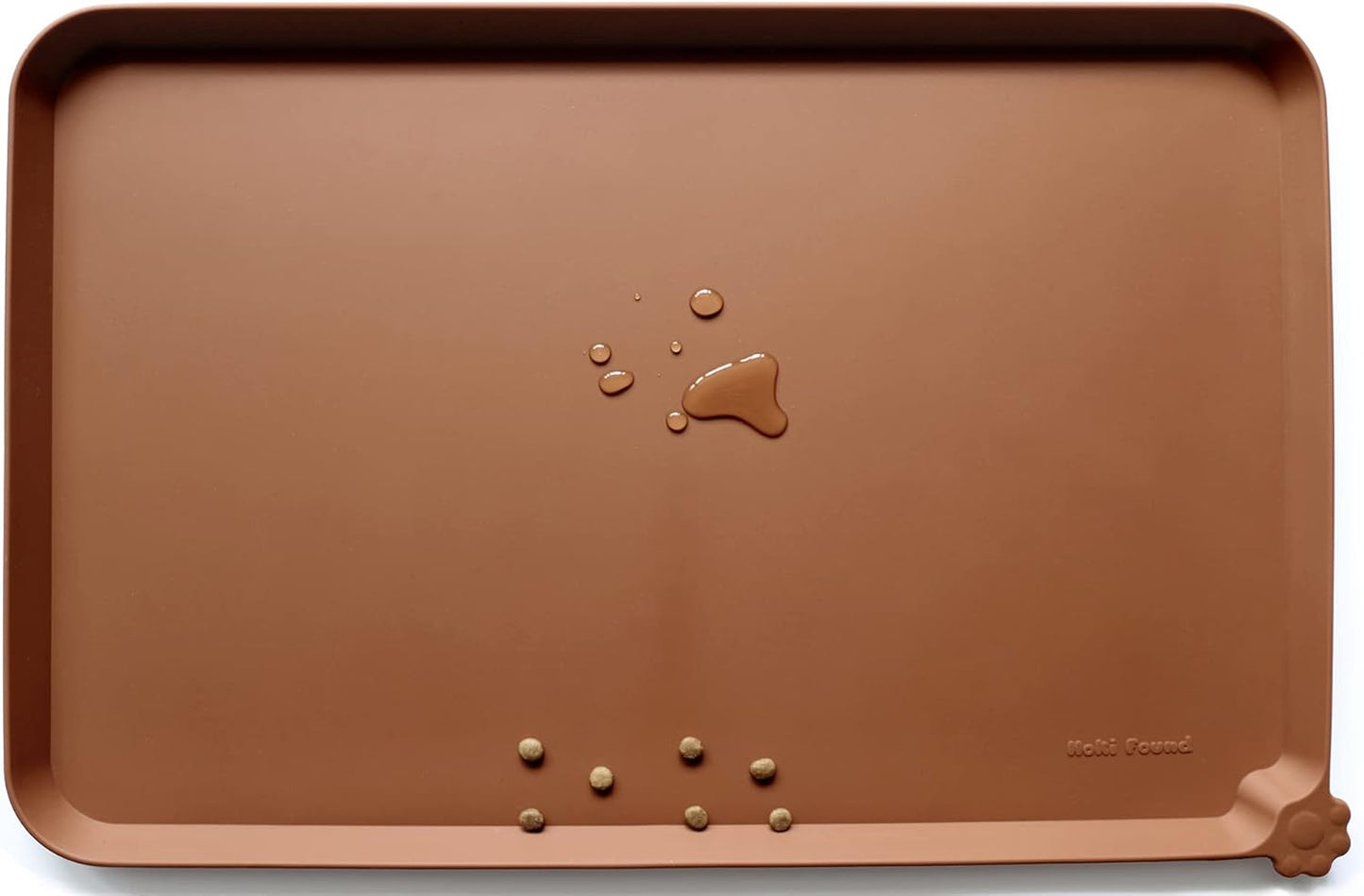 -Waterproof Pet Feeding Mats with High Lips - Multiple Size and Colors for Dogs, Cats & Others-G