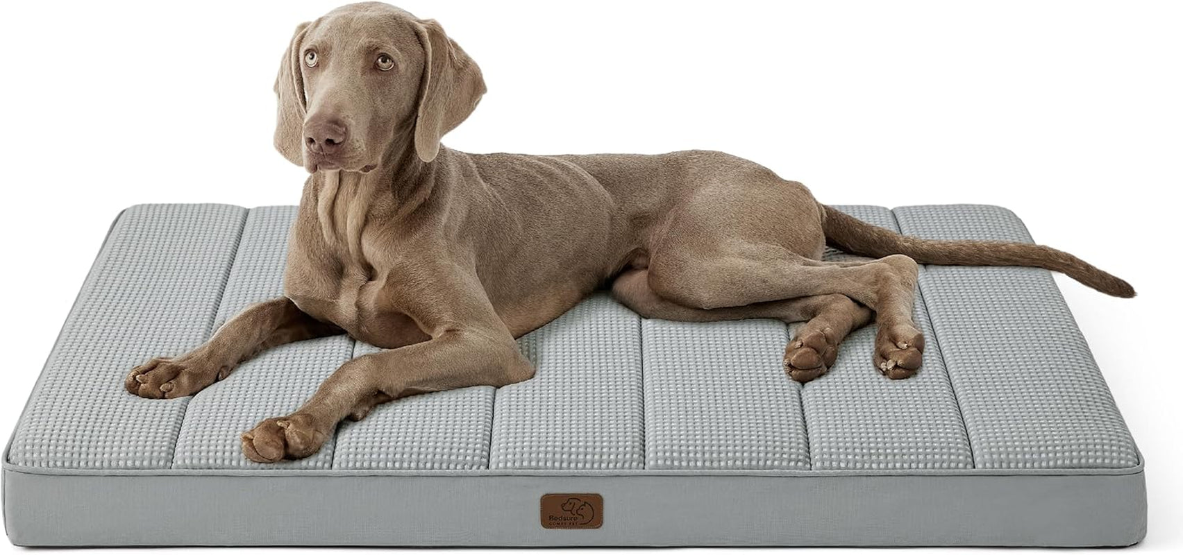 XL Dog Bed Large Sized Dog -Orthopedic Waterproof Extra Large Pet Beds with Removable Washable Cover, Egg Crate Foam Mat, Suitable for Pet up to 100 Lbs