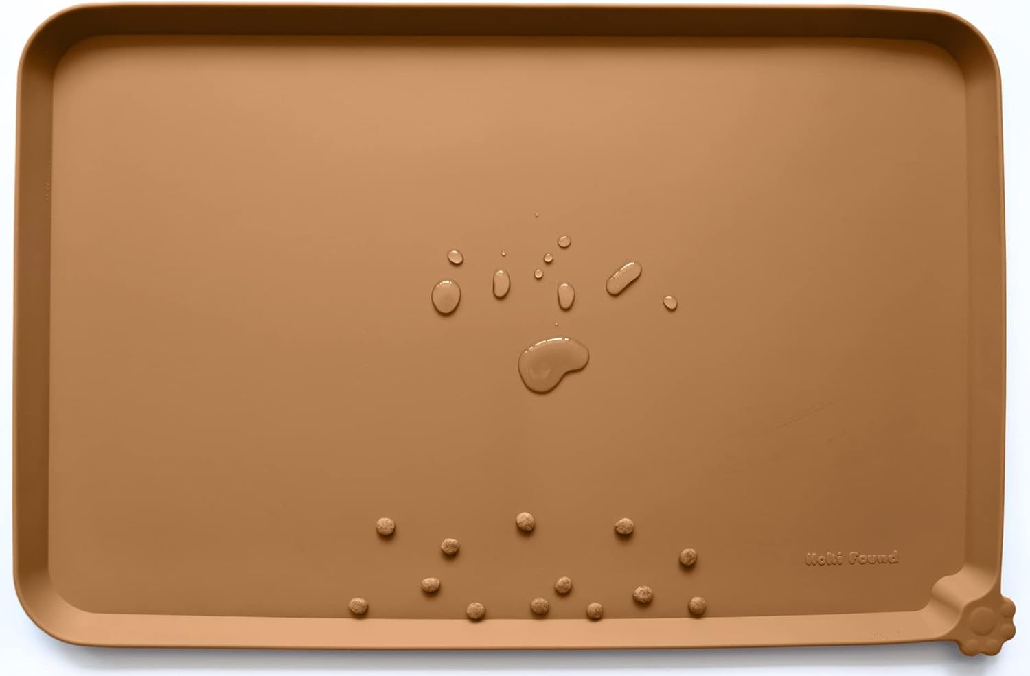 -Waterproof Pet Feeding Mats with High Lips - Multiple Size and Colors for Dogs, Cats & Others-G