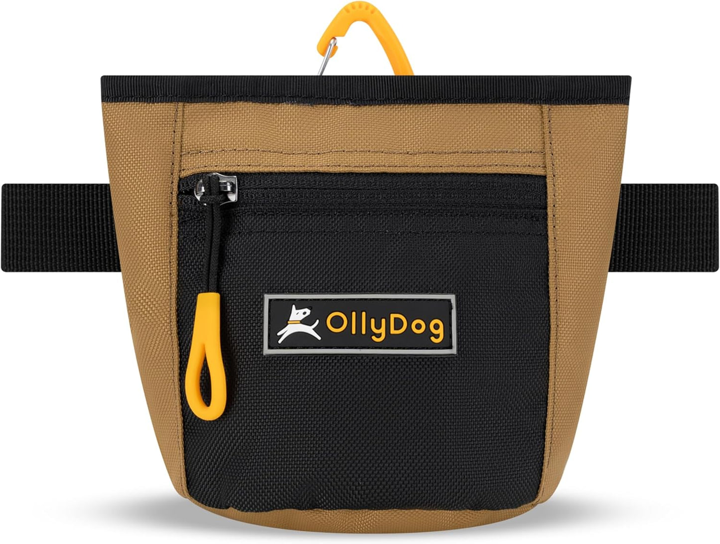 Goodie Treat Bag, Dog Treat Pouch, Waist Belt Clip for Hands-Free Training, Magnetic Closure, Dog Training and Behavior Aids, Three Ways to Wear (Raven S'25)
