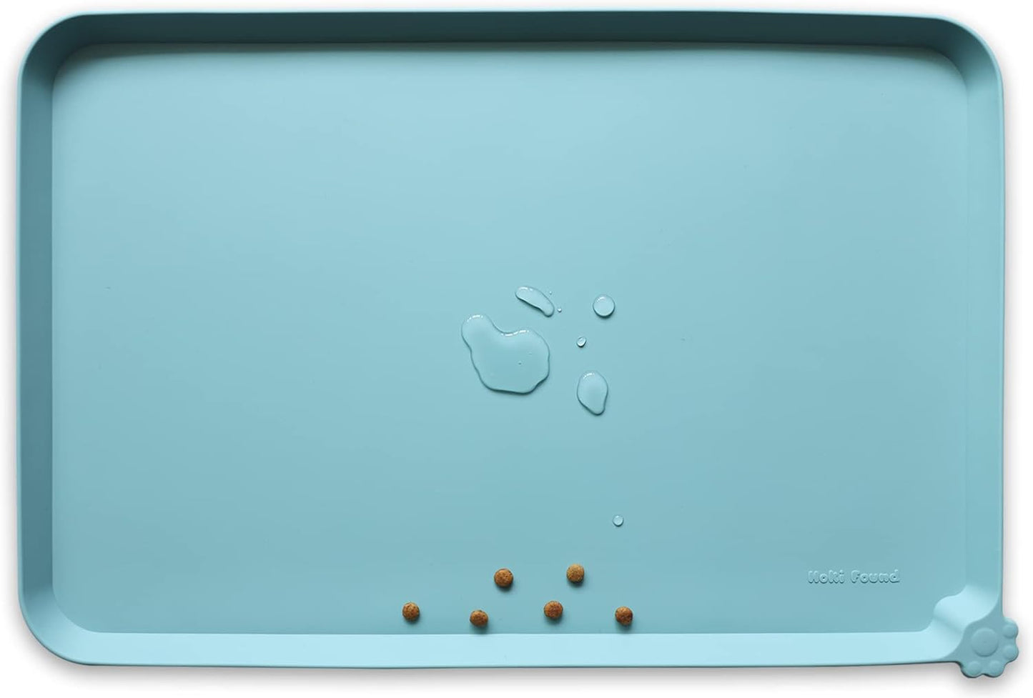 -Waterproof Pet Feeding Mats with High Lips - Multiple Size and Colors for Dogs, Cats & Others-G