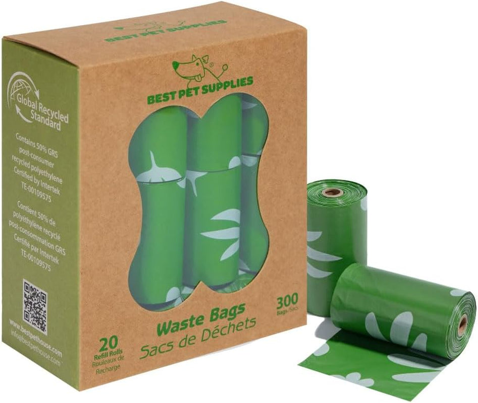 Dog Poop Bags (360 Bags) for Waste Refuse Cleanup, Doggy Roll Replacements for Outdoor Puppy Walking and Travel, Leak Proof and Tear Resistant, Thick Plastic - Turquoise