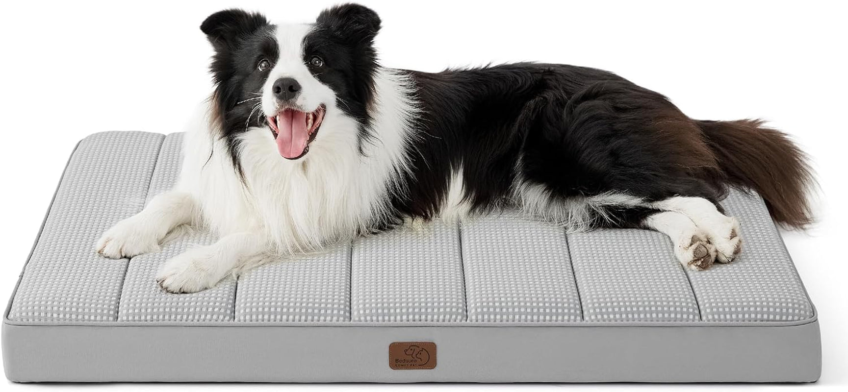 XL Dog Bed Large Sized Dog -Orthopedic Waterproof Extra Large Pet Beds with Removable Washable Cover, Egg Crate Foam Mat, Suitable for Pet up to 100 Lbs