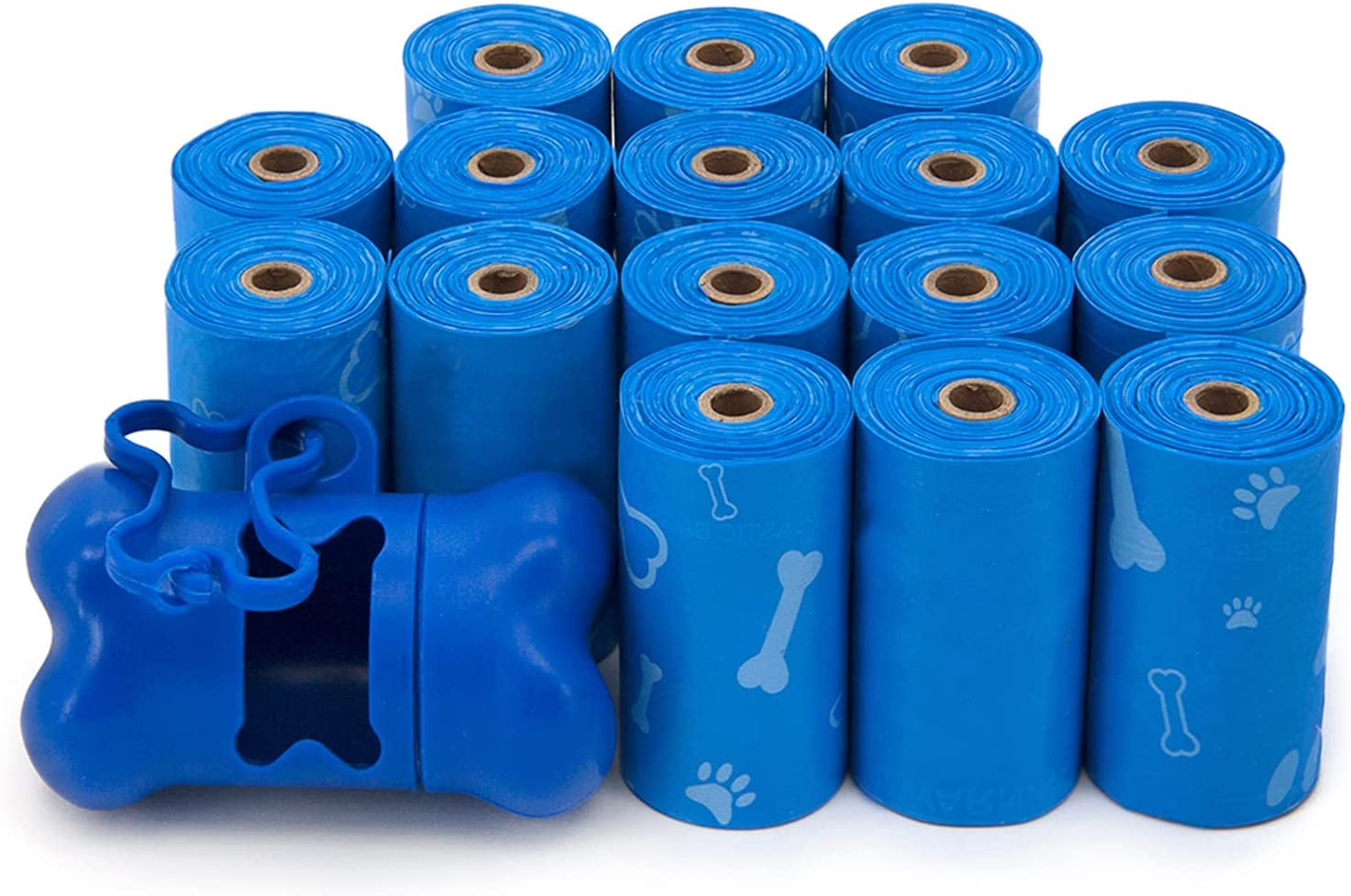 Dog Poop Bags (360 Bags) for Waste Refuse Cleanup, Doggy Roll Replacements for Outdoor Puppy Walking and Travel, Leak Proof and Tear Resistant, Thick Plastic - Turquoise