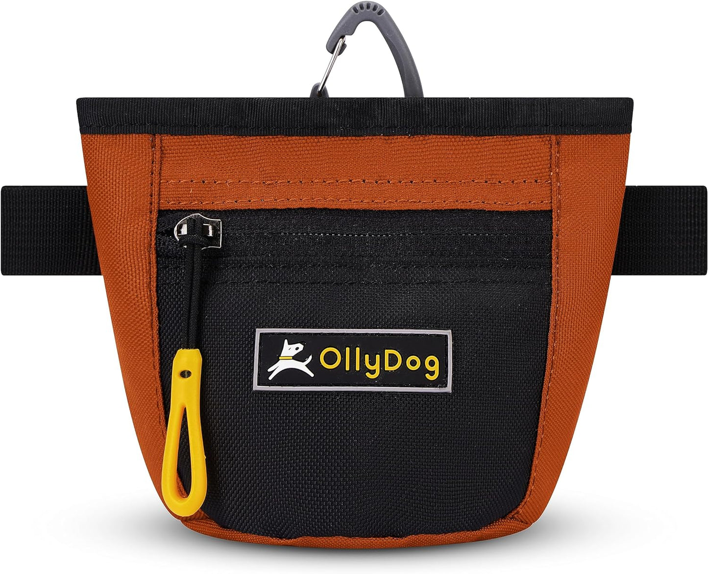Goodie Treat Bag, Dog Treat Pouch, Waist Belt Clip for Hands-Free Training, Magnetic Closure, Dog Training and Behavior Aids, Three Ways to Wear (Raven S'25)