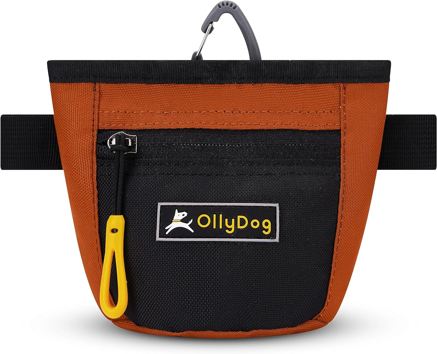Goodie Treat Bag, Dog Treat Pouch, Waist Belt Clip for Hands-Free Training, Magnetic Closure, Dog Training and Behavior Aids, Three Ways to Wear (Raven S'25)