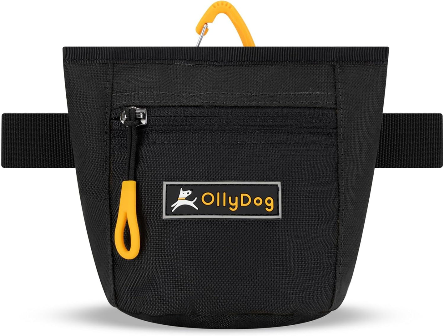 Goodie Treat Bag, Dog Treat Pouch, Waist Belt Clip for Hands-Free Training, Magnetic Closure, Dog Training and Behavior Aids, Three Ways to Wear (Raven S'25)