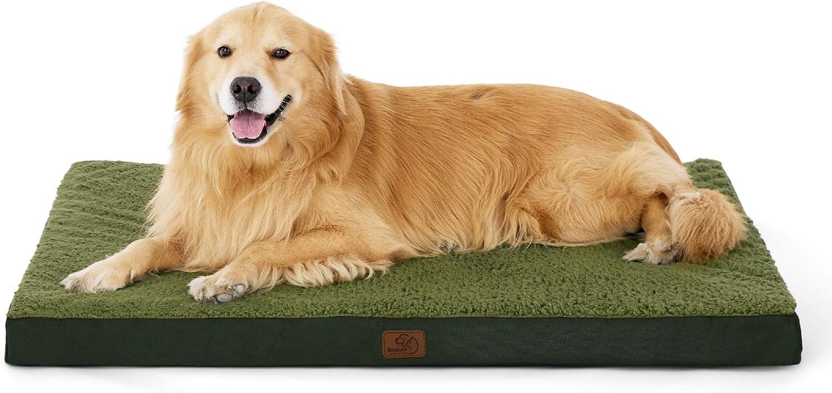 XL Dog Bed Large Sized Dog -Orthopedic Waterproof Extra Large Pet Beds with Removable Washable Cover, Egg Crate Foam Mat, Suitable for Pet up to 100 Lbs