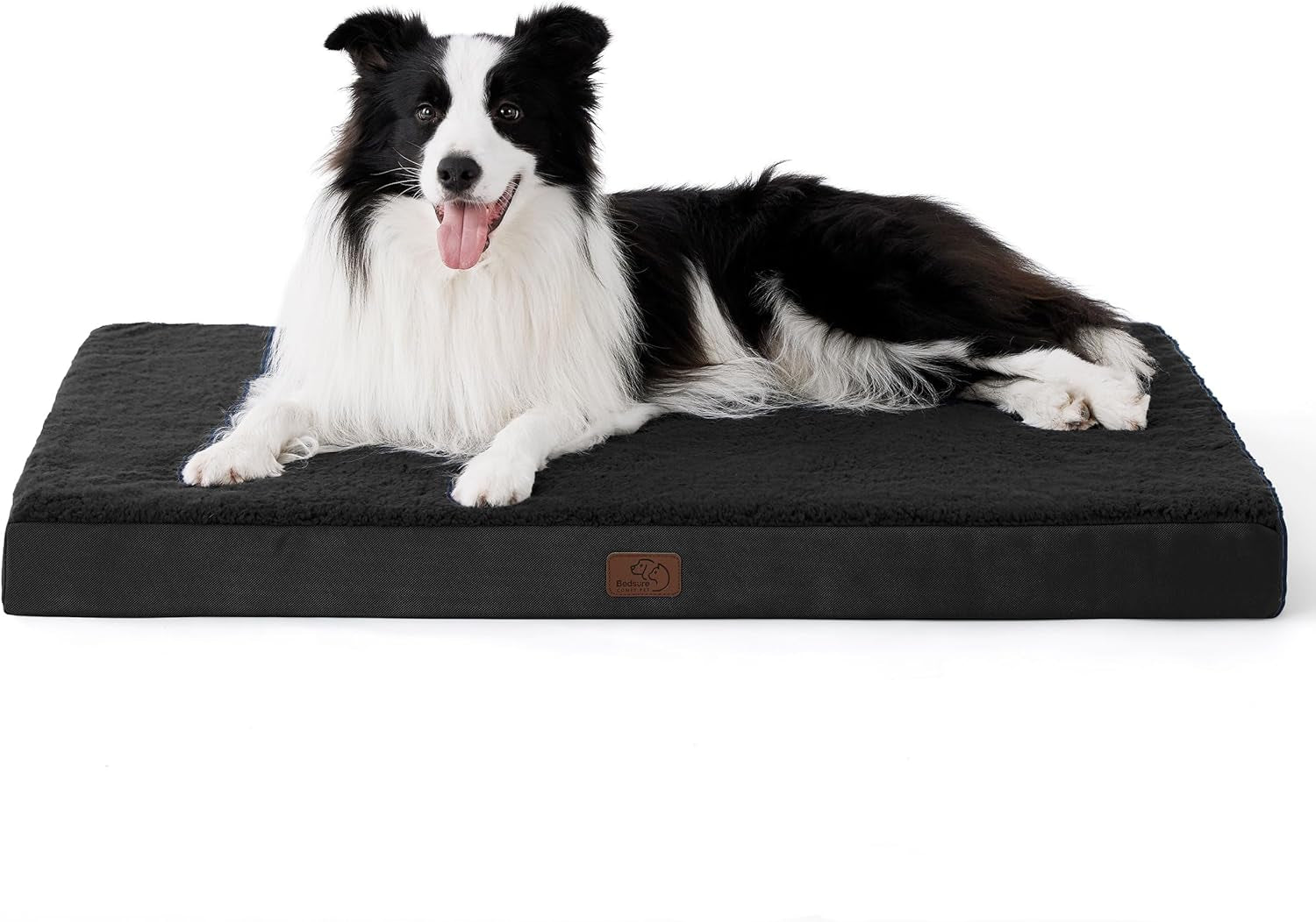 XL Dog Bed Large Sized Dog -Orthopedic Waterproof Extra Large Pet Beds with Removable Washable Cover, Egg Crate Foam Mat, Suitable for Pet up to 100 Lbs