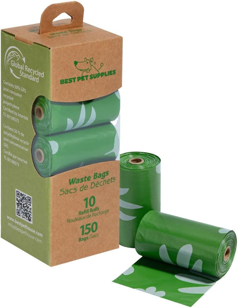Dog Poop Bags (360 Bags) for Waste Refuse Cleanup, Doggy Roll Replacements for Outdoor Puppy Walking and Travel, Leak Proof and Tear Resistant, Thick Plastic - Turquoise