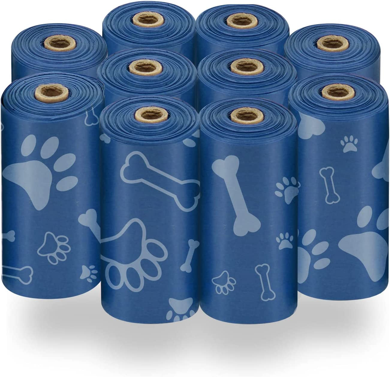 Dog Poop Bags (360 Bags) for Waste Refuse Cleanup, Doggy Roll Replacements for Outdoor Puppy Walking and Travel, Leak Proof and Tear Resistant, Thick Plastic - Turquoise