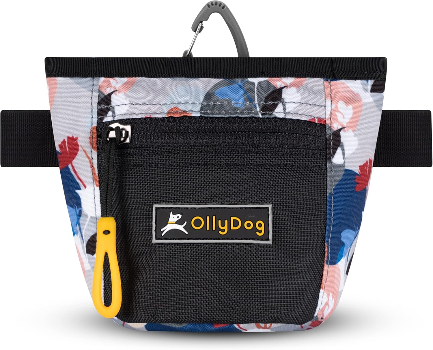 Goodie Treat Bag, Dog Treat Pouch, Waist Belt Clip for Hands-Free Training, Magnetic Closure, Dog Training and Behavior Aids, Three Ways to Wear (Raven S'25)