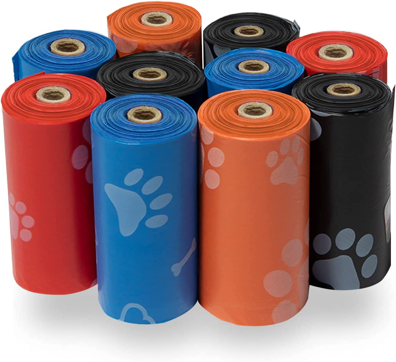 Dog Poop Bags (360 Bags) for Waste Refuse Cleanup, Doggy Roll Replacements for Outdoor Puppy Walking and Travel, Leak Proof and Tear Resistant, Thick Plastic - Turquoise