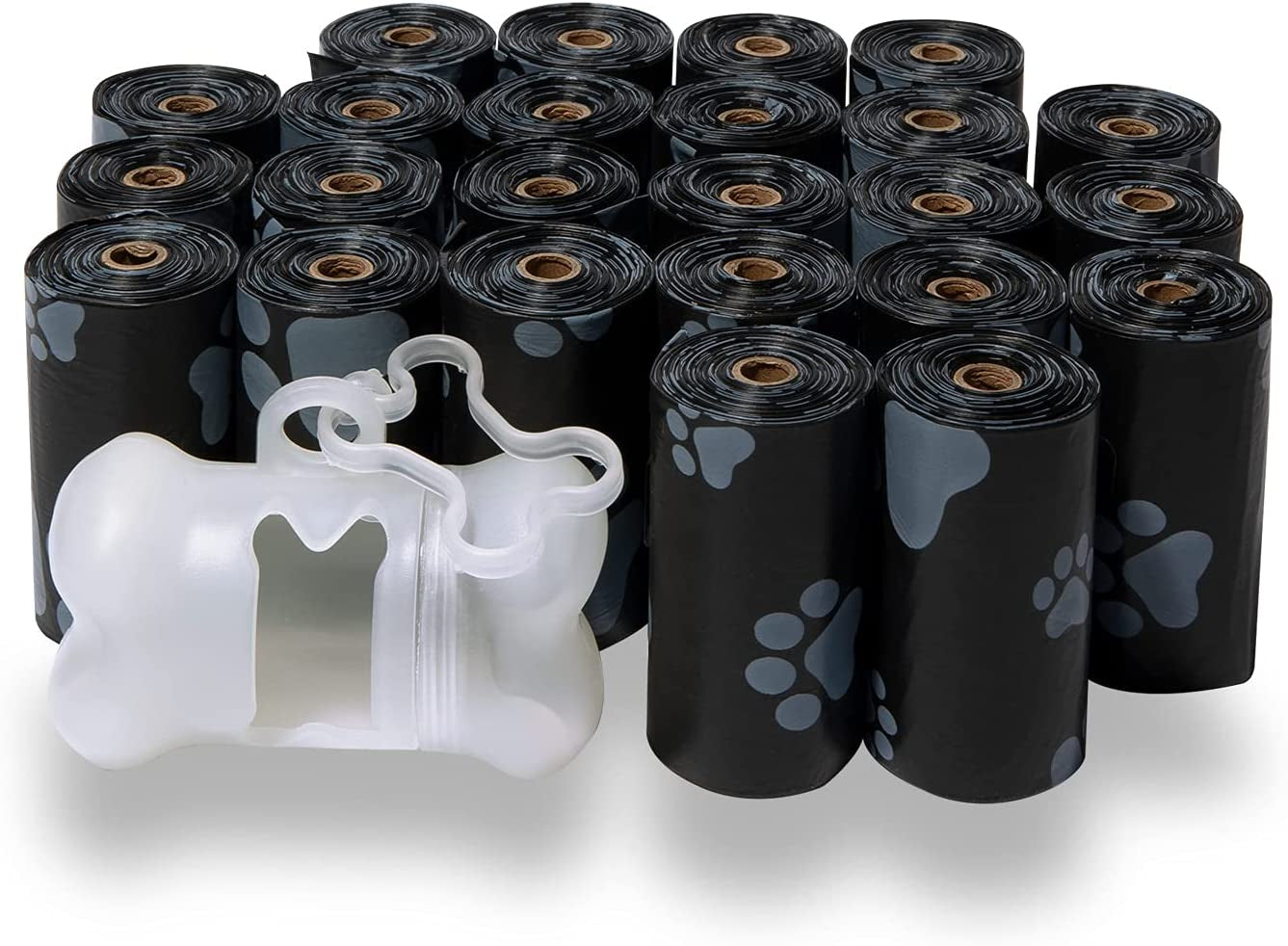 Dog Poop Bags (360 Bags) for Waste Refuse Cleanup, Doggy Roll Replacements for Outdoor Puppy Walking and Travel, Leak Proof and Tear Resistant, Thick Plastic - Turquoise