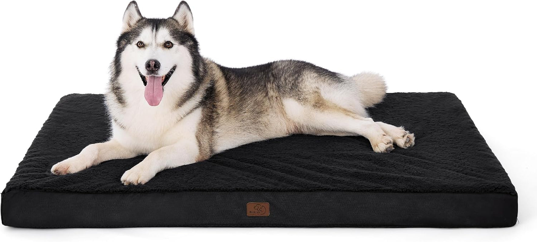 XL Dog Bed Large Sized Dog -Orthopedic Waterproof Extra Large Pet Beds with Removable Washable Cover, Egg Crate Foam Mat, Suitable for Pet up to 100 Lbs