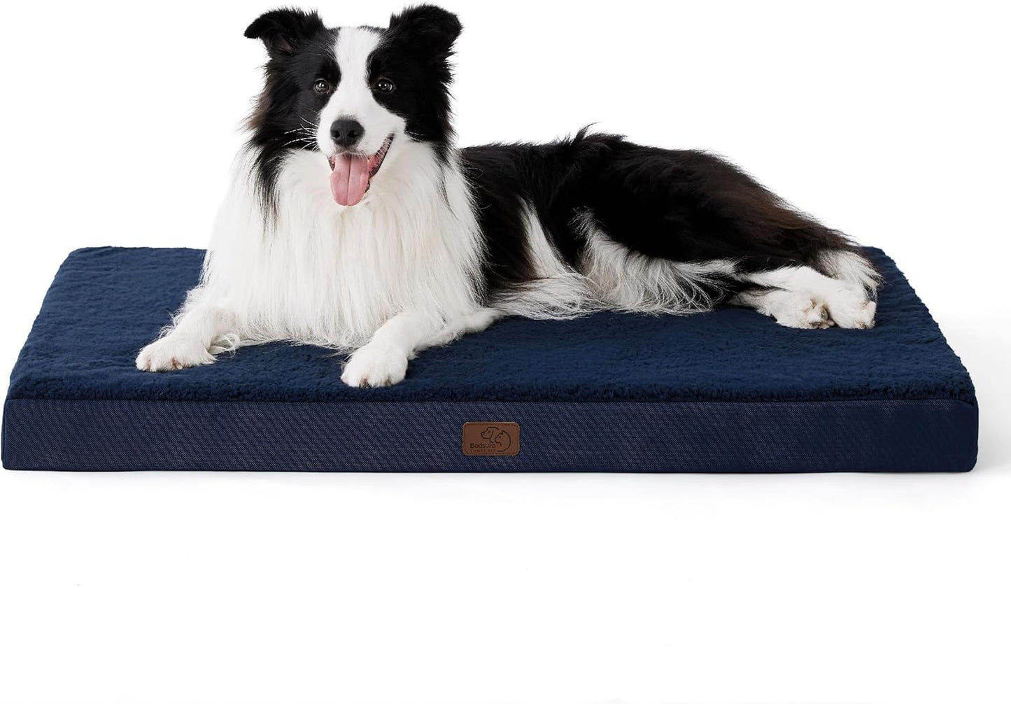 XL Dog Bed Large Sized Dog -Orthopedic Waterproof Extra Large Pet Beds with Removable Washable Cover, Egg Crate Foam Mat, Suitable for Pet up to 100 Lbs