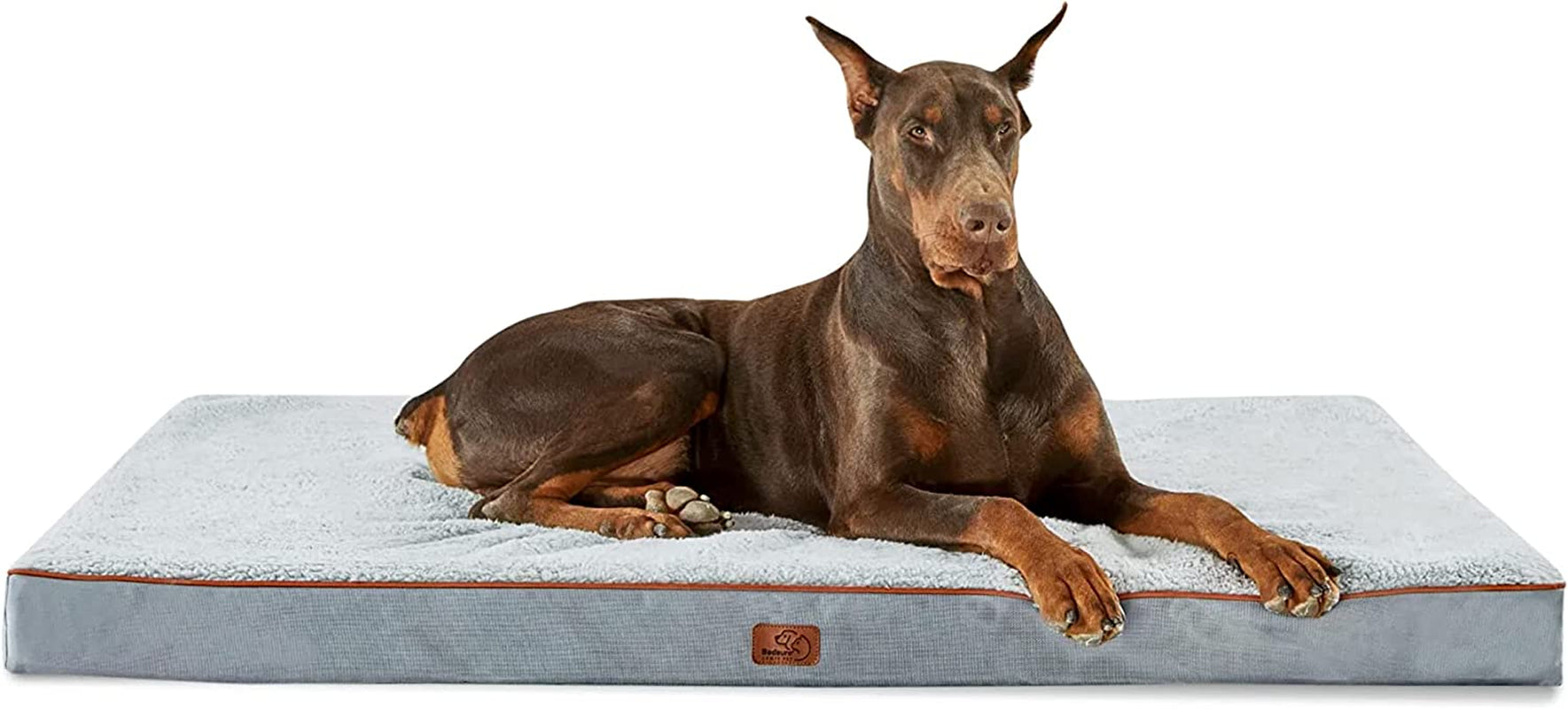 XL Dog Bed Large Sized Dog -Orthopedic Waterproof Extra Large Pet Beds with Removable Washable Cover, Egg Crate Foam Mat, Suitable for Pet up to 100 Lbs