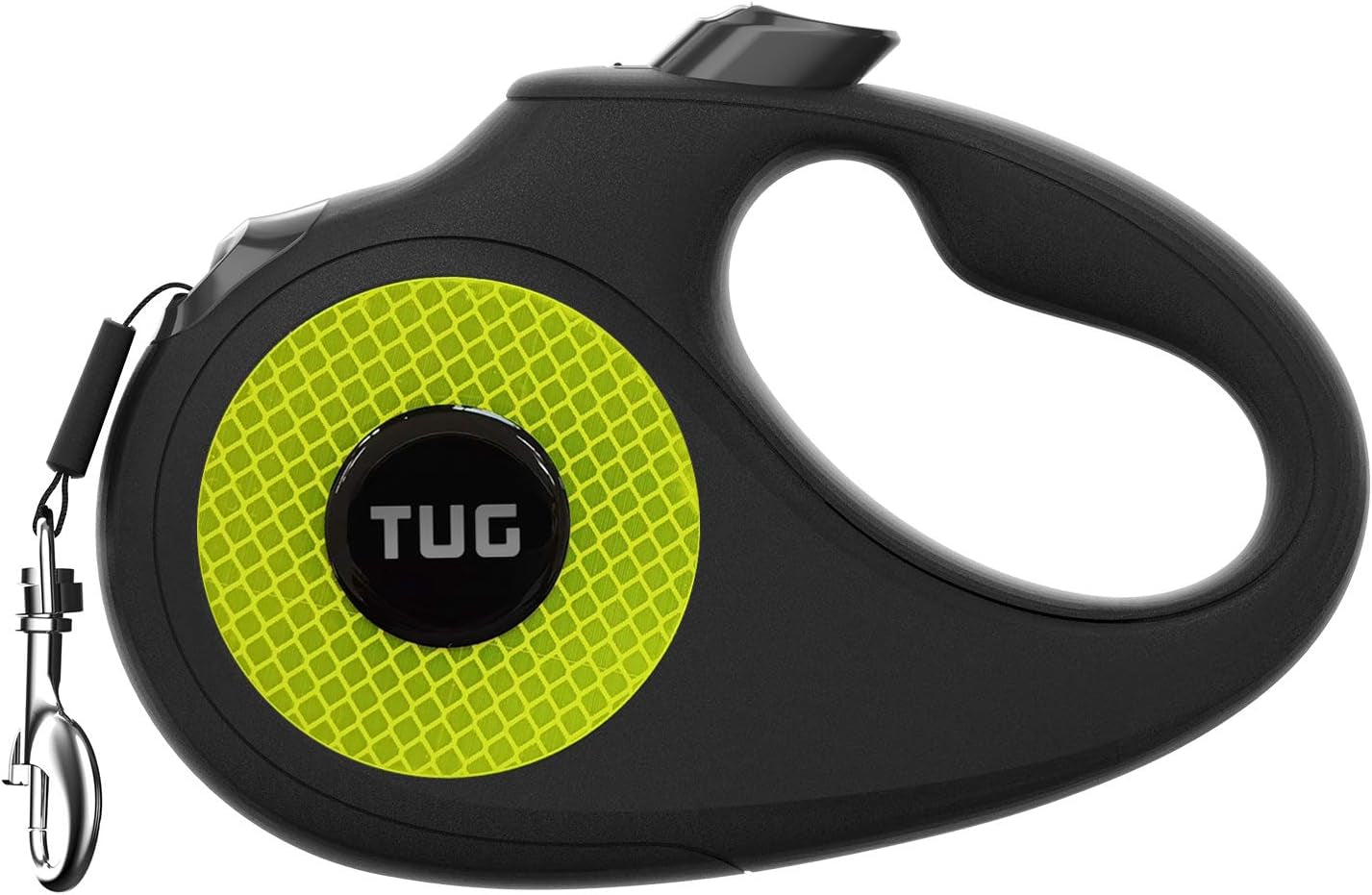 Monochrome 360° Tangle-Free Retractable Dog Leash | 16 Ft Strong Nylon Tape (Small, Aqua)
