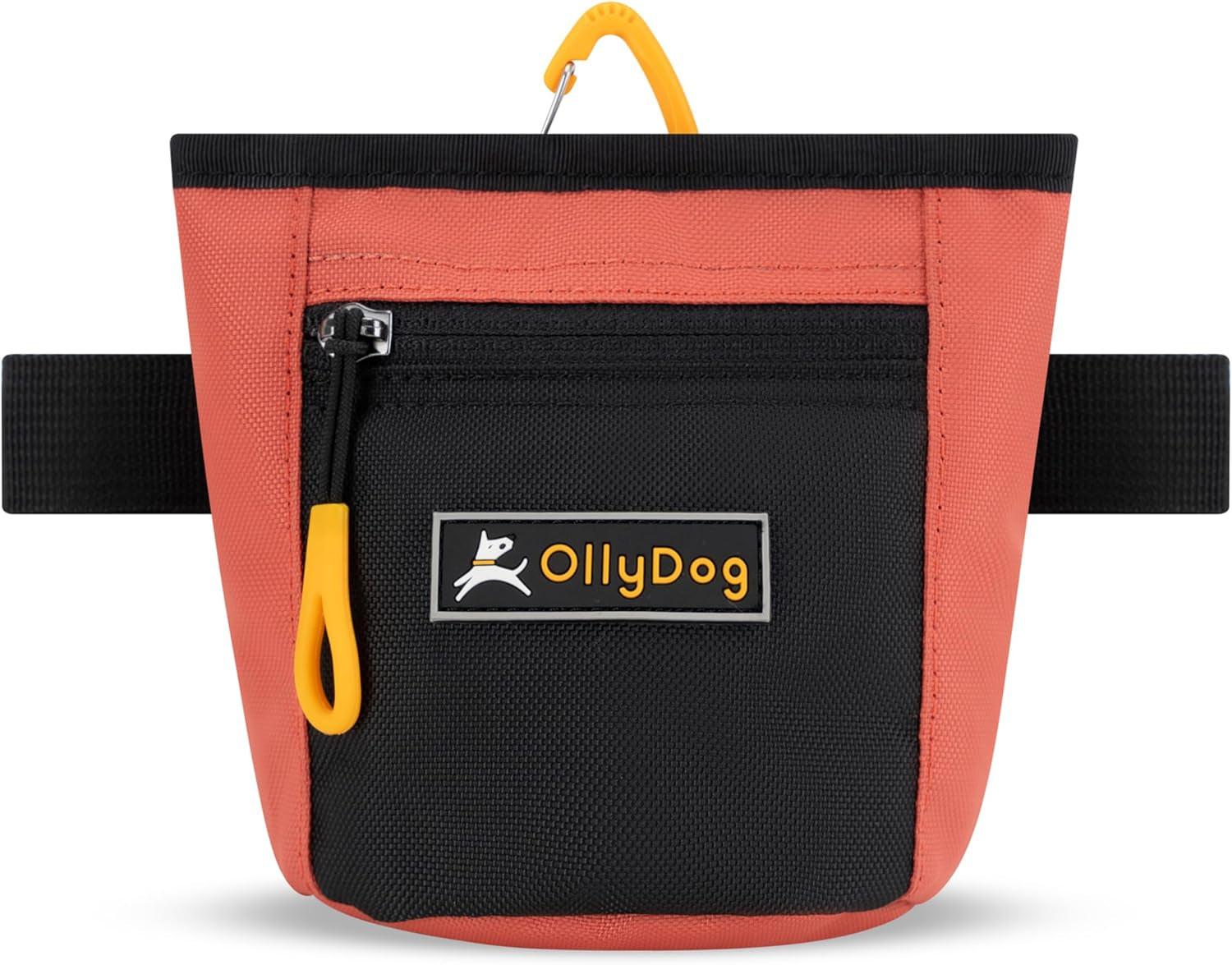 Goodie Treat Bag, Dog Treat Pouch, Waist Belt Clip for Hands-Free Training, Magnetic Closure, Dog Training and Behavior Aids, Three Ways to Wear (Raven S'25)