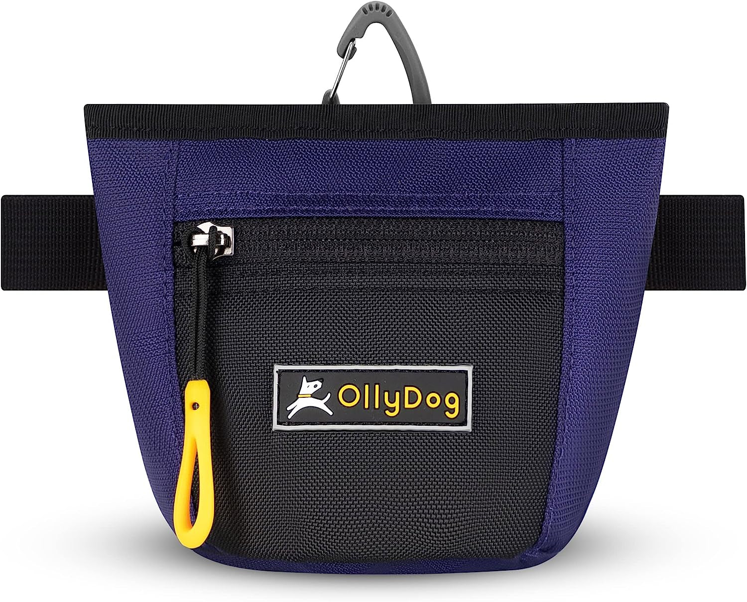 Goodie Treat Bag, Dog Treat Pouch, Waist Belt Clip for Hands-Free Training, Magnetic Closure, Dog Training and Behavior Aids, Three Ways to Wear (Raven S'25)