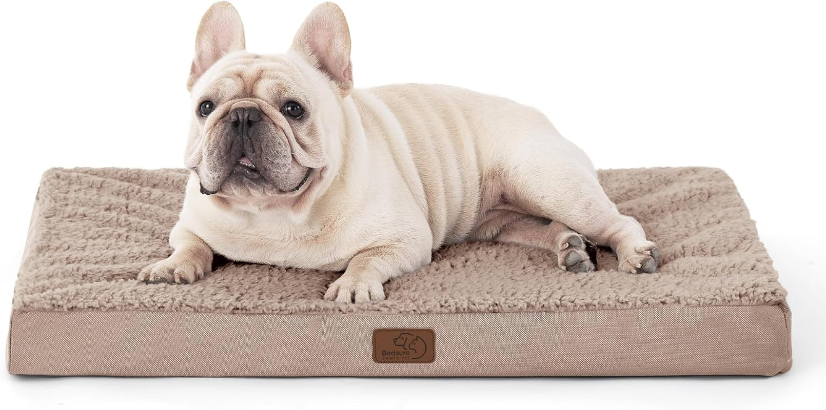 XL Dog Bed Large Sized Dog -Orthopedic Waterproof Extra Large Pet Beds with Removable Washable Cover, Egg Crate Foam Mat, Suitable for Pet up to 100 Lbs