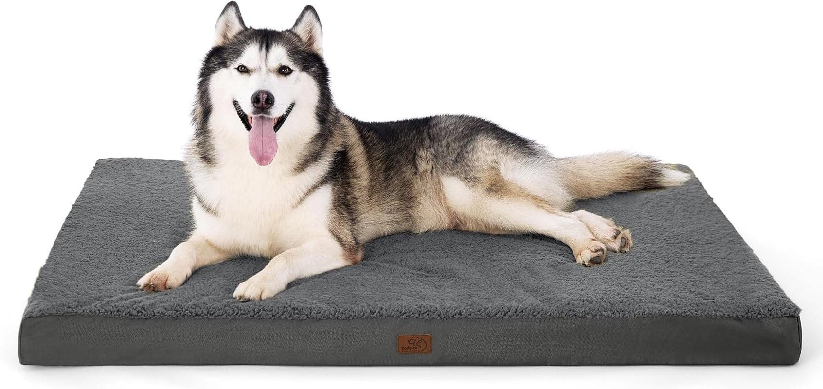 XL Dog Bed Large Sized Dog -Orthopedic Waterproof Extra Large Pet Beds with Removable Washable Cover, Egg Crate Foam Mat, Suitable for Pet up to 100 Lbs