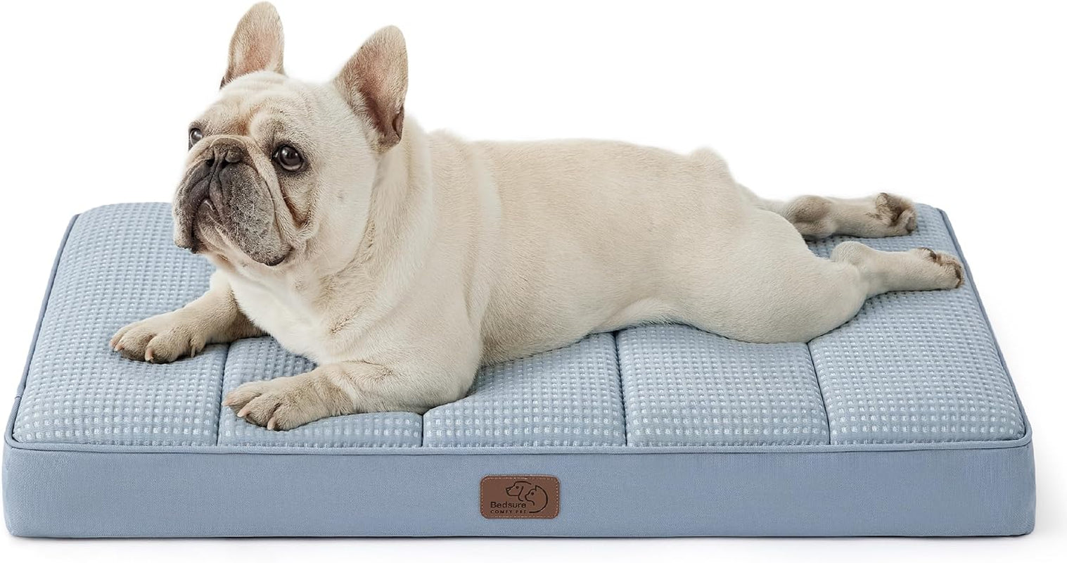 XL Dog Bed Large Sized Dog -Orthopedic Waterproof Extra Large Pet Beds with Removable Washable Cover, Egg Crate Foam Mat, Suitable for Pet up to 100 Lbs