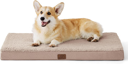 XL Dog Bed Large Sized Dog -Orthopedic Waterproof Extra Large Pet Beds with Removable Washable Cover, Egg Crate Foam Mat, Suitable for Pet up to 100 Lbs