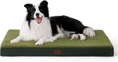 XL Dog Bed Large Sized Dog -Orthopedic Waterproof Extra Large Pet Beds with Removable Washable Cover, Egg Crate Foam Mat, Suitable for Pet up to 100 Lbs