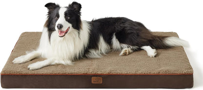 XL Dog Bed Large Sized Dog -Orthopedic Waterproof Extra Large Pet Beds with Removable Washable Cover, Egg Crate Foam Mat, Suitable for Pet up to 100 Lbs