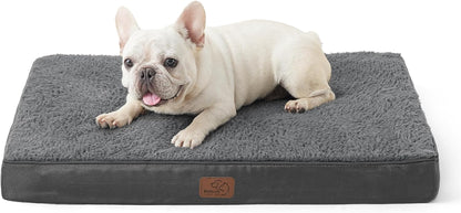 XL Dog Bed Large Sized Dog -Orthopedic Waterproof Extra Large Pet Beds with Removable Washable Cover, Egg Crate Foam Mat, Suitable for Pet up to 100 Lbs