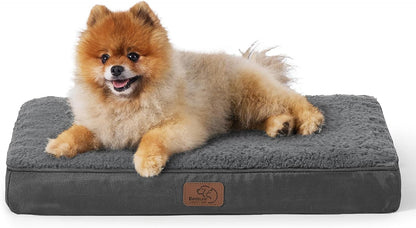 XL Dog Bed Large Sized Dog -Orthopedic Waterproof Extra Large Pet Beds with Removable Washable Cover, Egg Crate Foam Mat, Suitable for Pet up to 100 Lbs