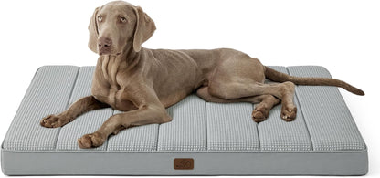 XL Dog Bed Large Sized Dog -Orthopedic Waterproof Extra Large Pet Beds with Removable Washable Cover, Egg Crate Foam Mat, Suitable for Pet up to 100 Lbs