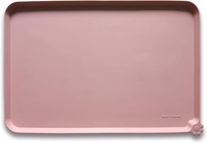 -Waterproof Pet Feeding Mats with High Lips - Multiple Size and Colors for Dogs, Cats & Others-G
