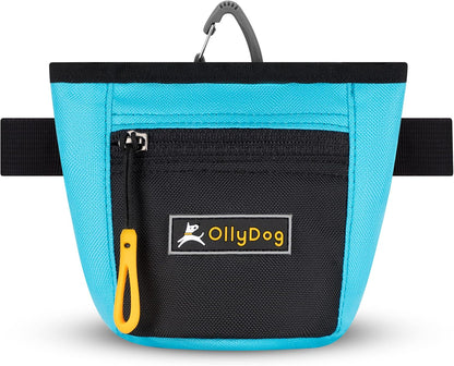 Goodie Treat Bag, Dog Treat Pouch, Waist Belt Clip for Hands-Free Training, Magnetic Closure, Dog Training and Behavior Aids, Three Ways to Wear (Raven S'25)